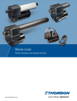 WARNER LINEAR: ELECTRIC ACTUATORS & ACTUATORS CONTROLS